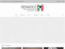 Tablet Screenshot of pri.senado.gob.mx