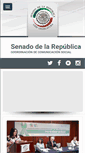 Mobile Screenshot of comunicacion.senado.gob.mx